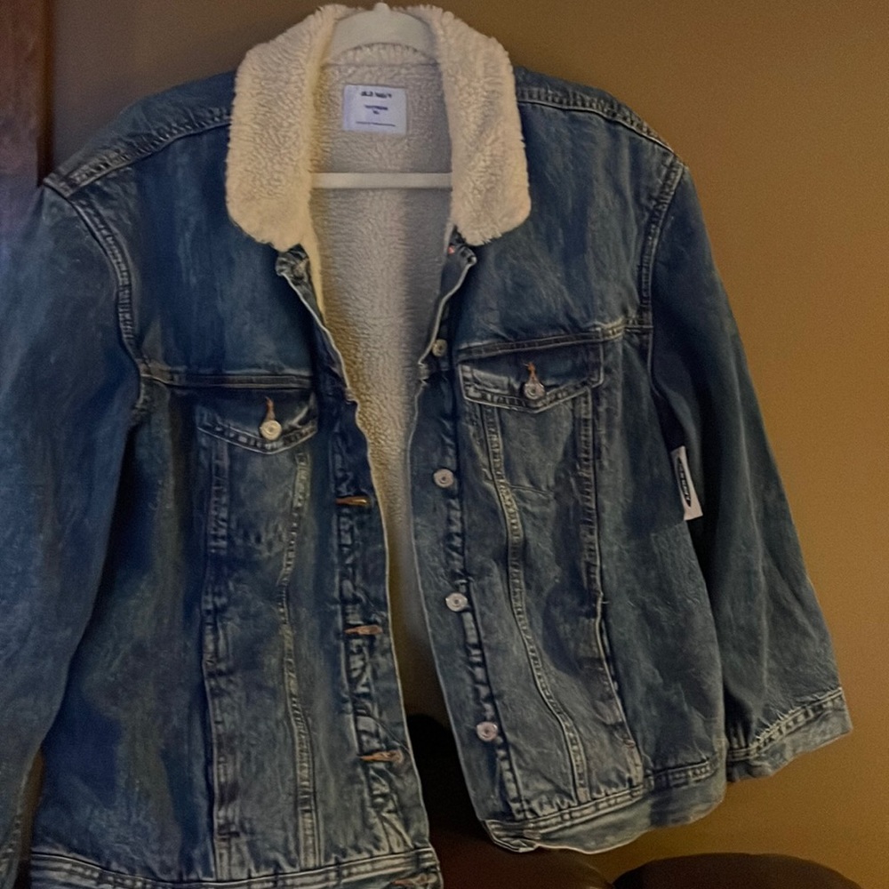 Old Navy Womens lined Denim Jacket